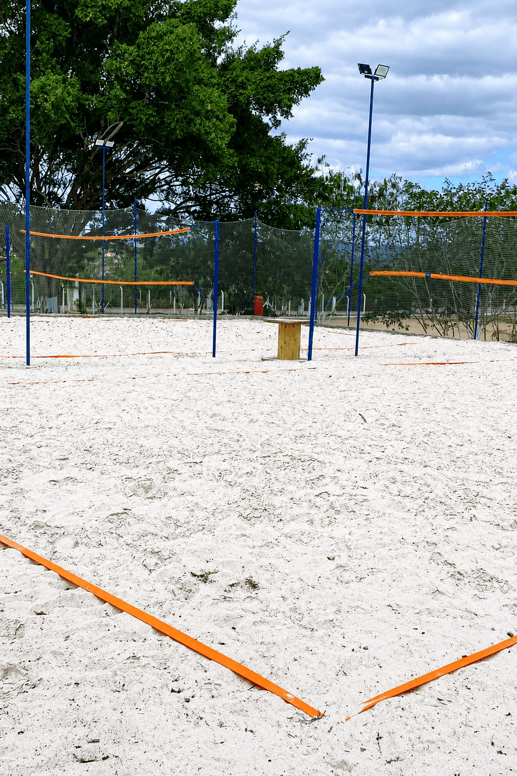 Quadras de Areia para tênis de praia e vôlei